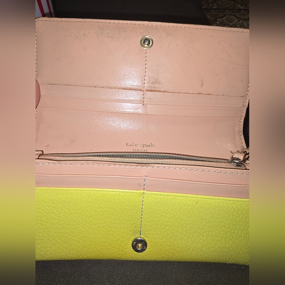 Kate Spade Yellow Wallet - Picture 4 of 7